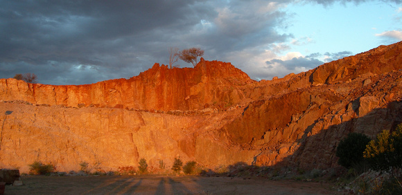 Sunset near Alice Springs