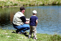 Fishing at the Hatchery