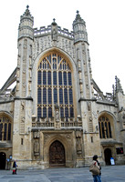 Bath Abbey - see the ladders?