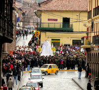 One of the two religious processions that day